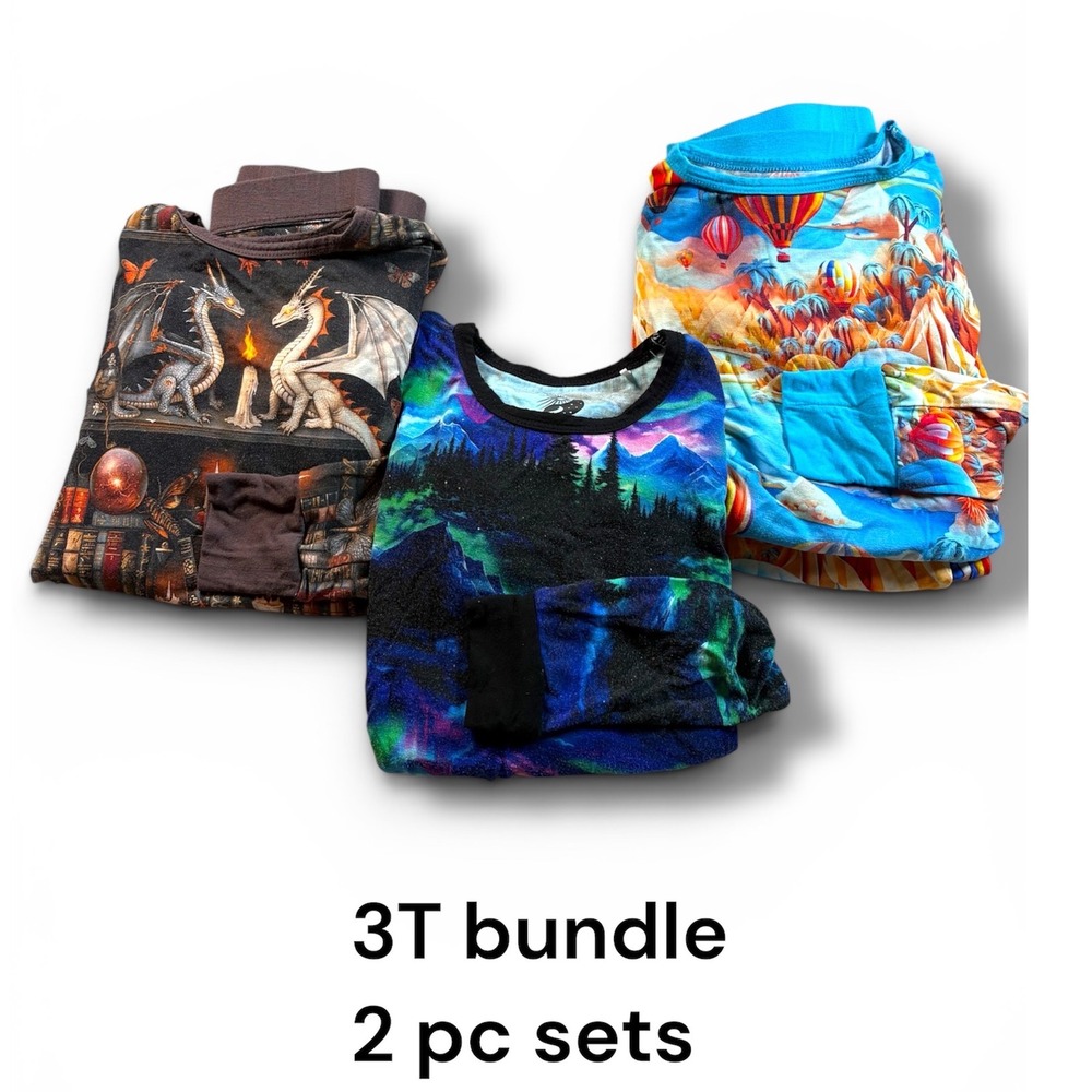 Day & Night Bamboo 3T Pajama Bundle 3 Two-Piece Sets